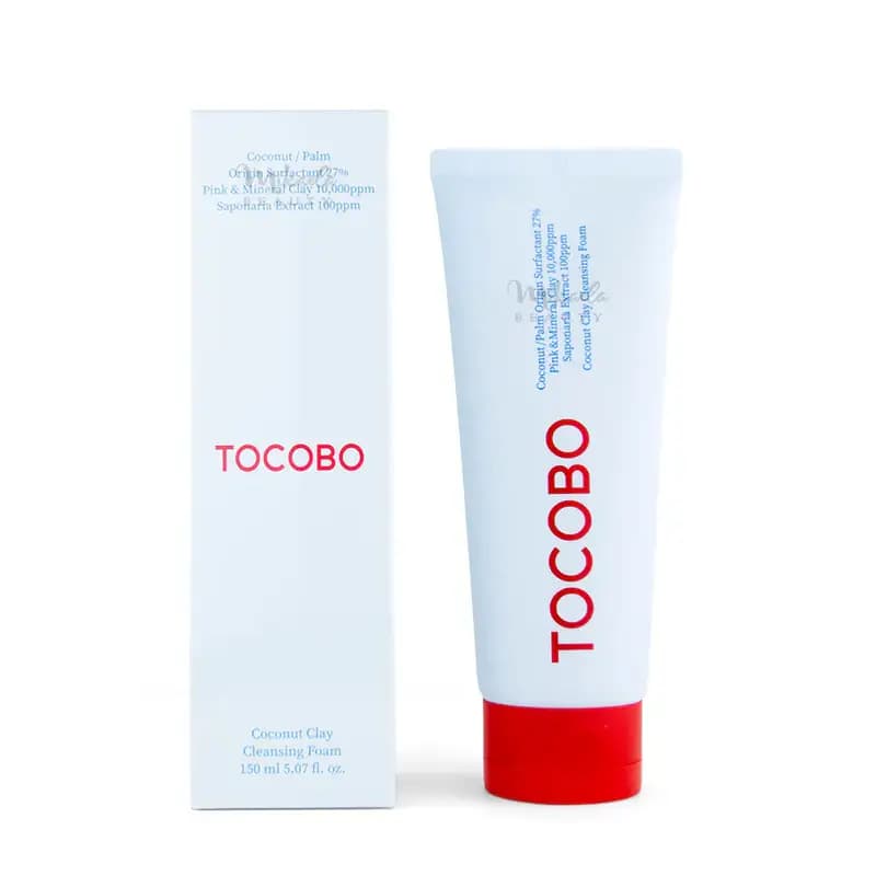 فوم پاک‌کننده و لایه بردار خاک رس و نارگیل توکوبو 150 میل TOCOBO Coconut Clay Cleansing Foam — تصویر ۱۱