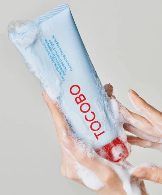 فوم پاک‌کننده و لایه بردار خاک رس و نارگیل توکوبو 150 میل TOCOBO Coconut Clay Cleansing Foam — تصویر ۱۲