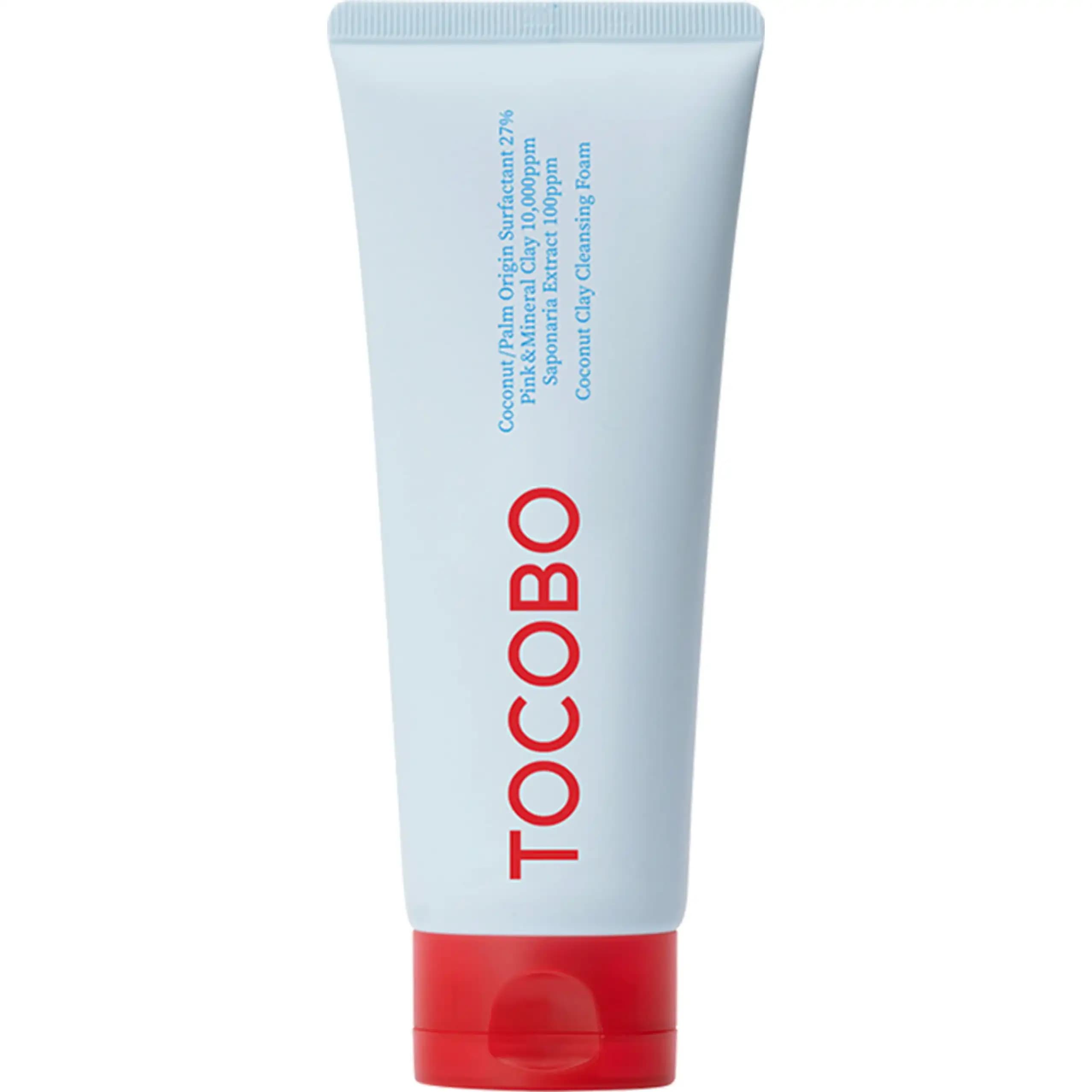 فوم پاک‌کننده و لایه بردار خاک رس و نارگیل توکوبو 150 میل TOCOBO Coconut Clay Cleansing Foam