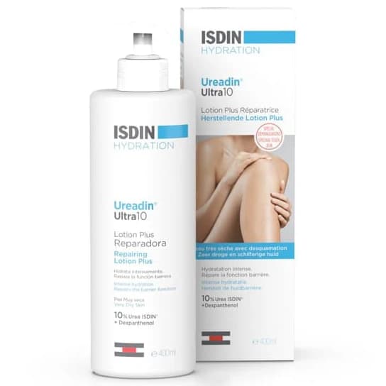 لوسیون مرطوب کننده ایزدین الترا 10 مناسب پوست‌های بسیار خشک 400میل Isdin Hydration Ureadin Ultra 10 Lotion — تصویر ۳