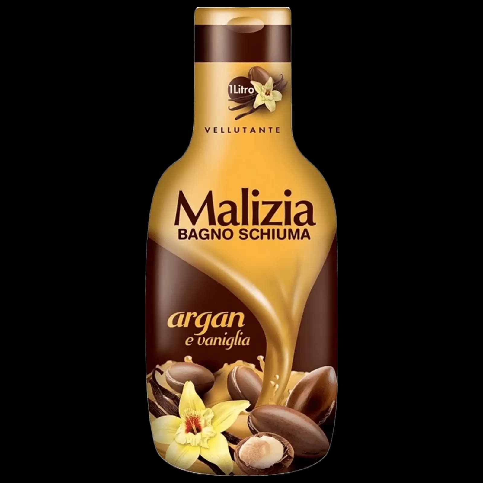 شامپو بدن (شاور ژل) مالیزیا حاوی روغن آرگان و وانیل یک لیتری Malizia Shower Gel Argan and Vanilla