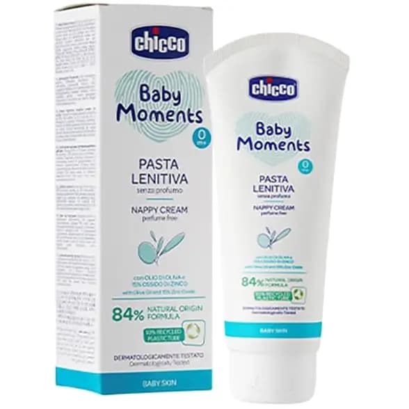 کرم محافظ (پوشک) و تسکین دهنده پوست کودک چیکو 100 میل Chicco Baby Moment Nappy Cream