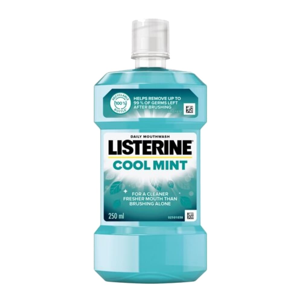 دهانشویه لیسترین با طعم نعناع کول مینت 250 میل Listerine Cool Mint — تصویر ۴