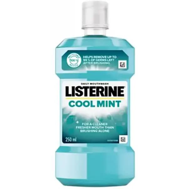 دهانشویه لیسترین با طعم نعناع کول مینت 250 میل Listerine Cool Mint