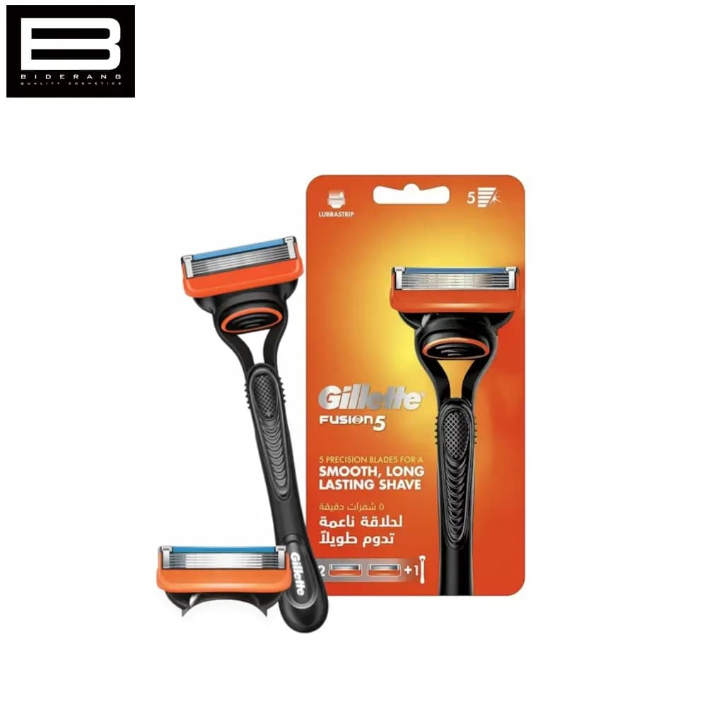 دسته تیغ اصلاح ژیلت فیوژن فایو 5 لبه + دو تیغ Gillette Fusion 5 — تصویر ۱۲