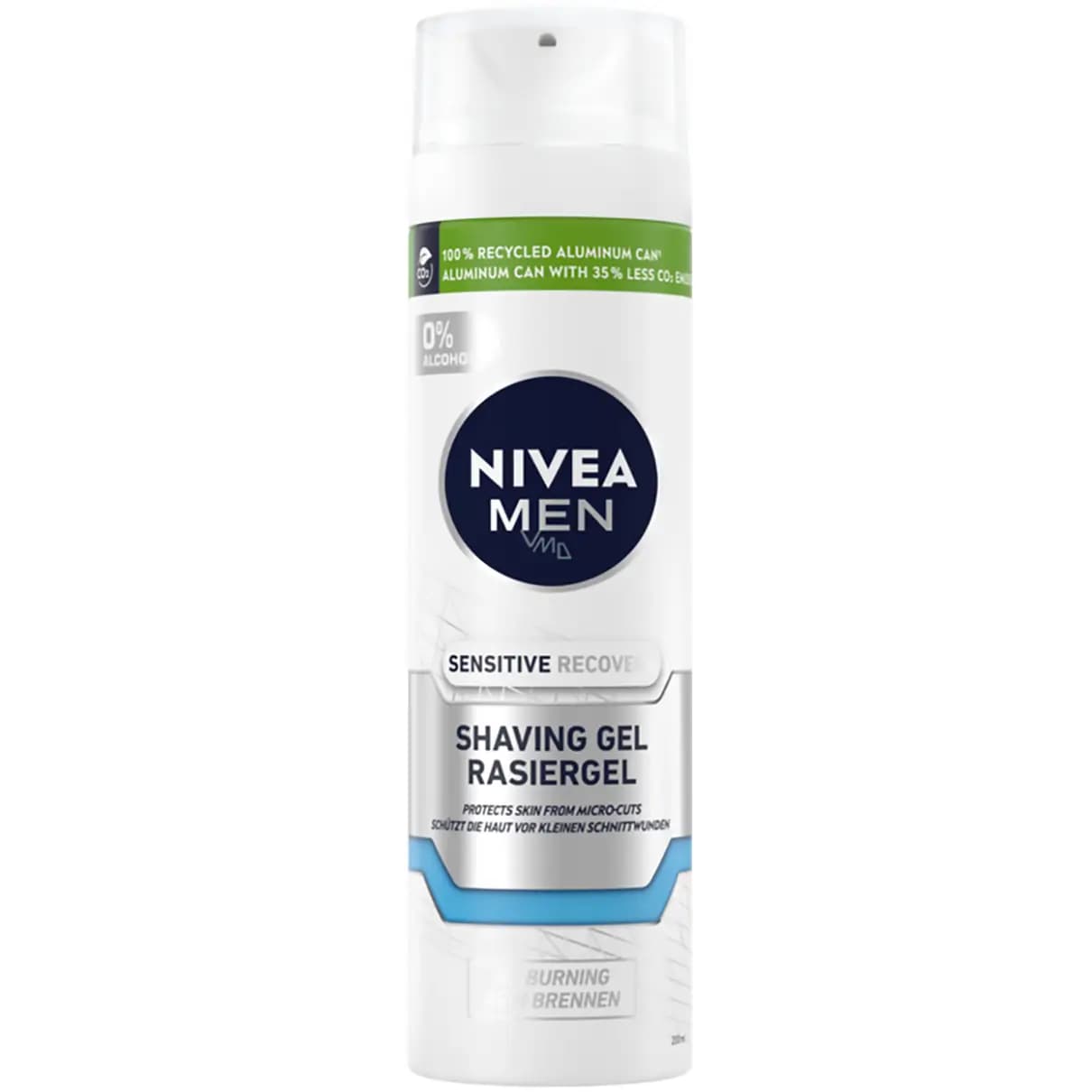 ژل اصلاح صورت نیوا مناسب پوست حساس سنسیتیو ریکاوری 200 میل Nivea Sensitive Shaving Gel