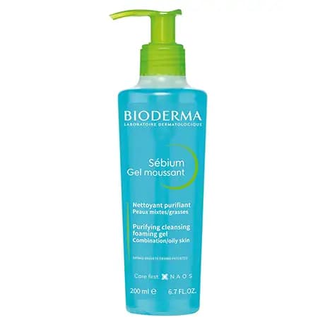 ژل شستشوی بایودرما ژل سبیوم bioderma sebium gel moussant