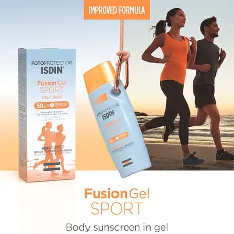 ژل ضد آفتاب ایزدین اسپورت ISDIN Fusion gel sport — تصویر ۳