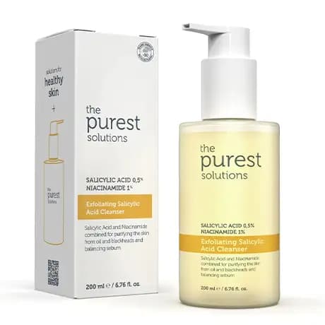 ژل شستشوی سالیسیلیک اسید و نیاسینامید پیورست سولوشن purest solution — تصویر ۳