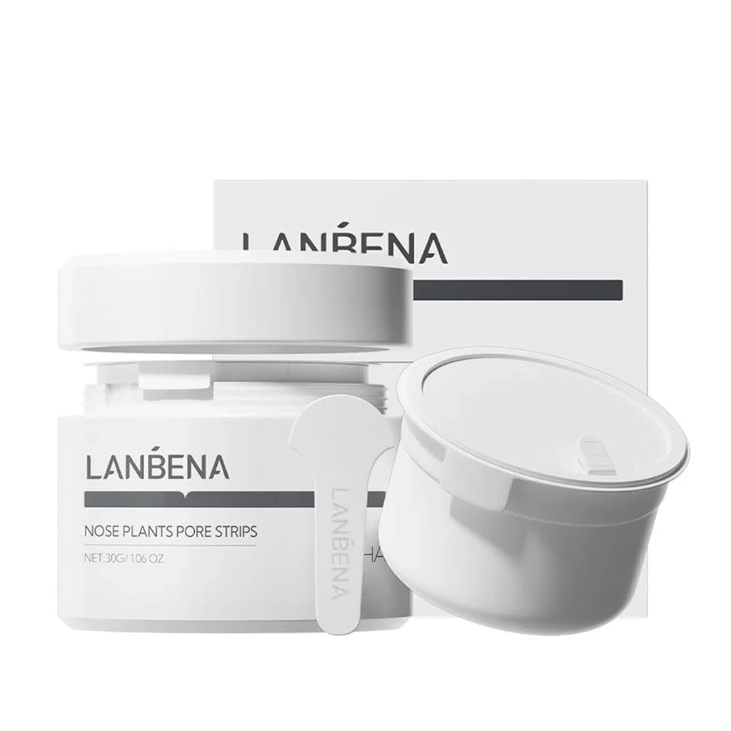 چسب جوش سر سیاه بینی لانبنا LANBENA nose plants pore strips — تصویر ۸
