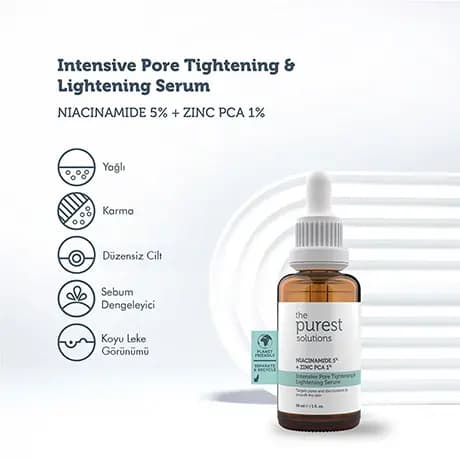 سرم نیاسینامید 5٪ + زینک PCA 1% پیورست purest solution — تصویر ۴
