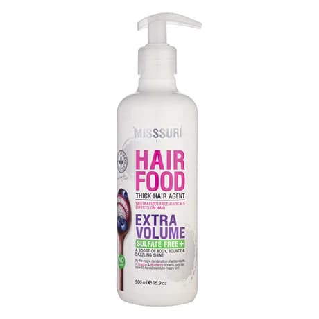 ماسک مو هیر فود حجم دهنده مو میسوری misssuri extra volume — تصویر ۶