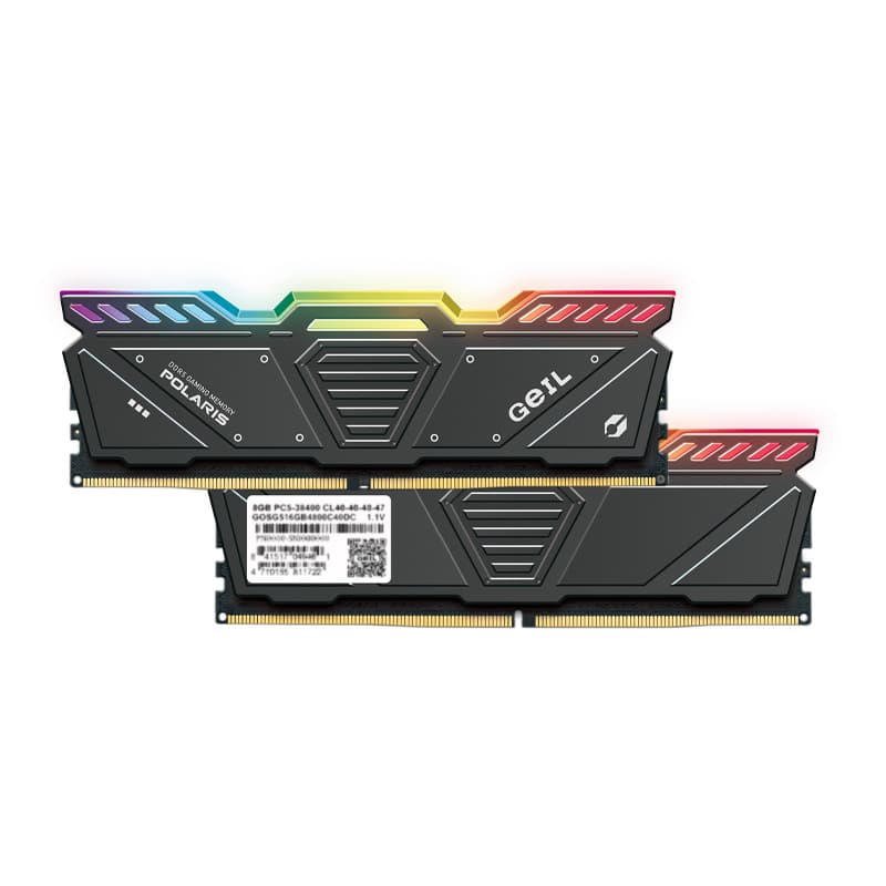 رم گیل مدل POLARIS RGB 32GB (2x16GB) DDR5 5600MHz CL38