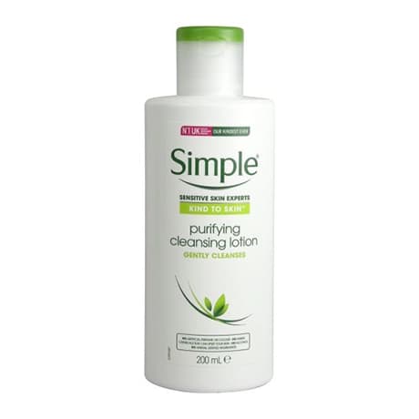 لوسیون پاک کننده صورت سیمپل Simple purifying cleansing lotion