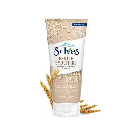 اسکراب و ماسک جو دوسر سینت اویز ST.Ives oatmeal scrub — تصویر ۸