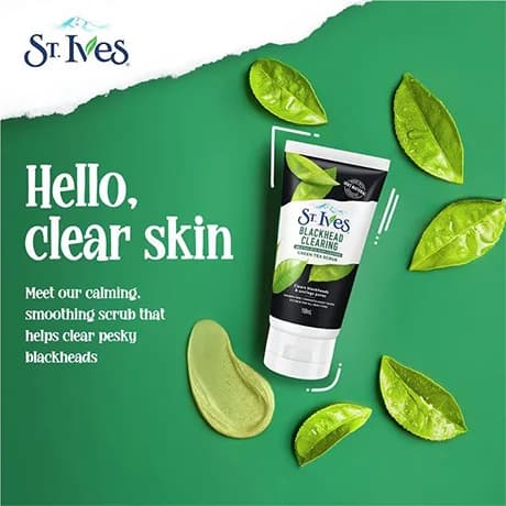 اسکراب چای سبز و بامبو سینت اویز ST.Ives blackhead clearing — تصویر ۴