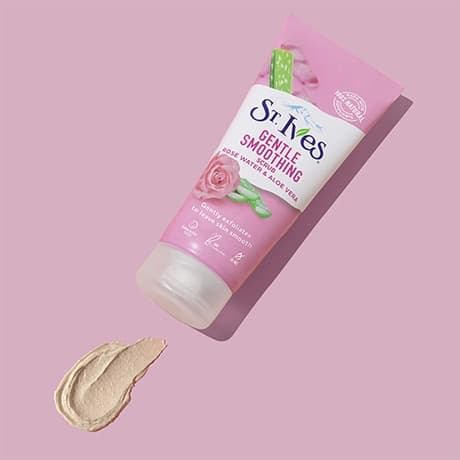 اسکراب ملایم گل رز و آلوئه ورا سینت اویز تسکین کننده ST.Ives — تصویر ۷