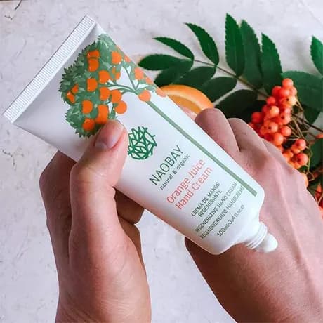 کرم دست آب پرتقال نائوبی naobay Orange Juice Hand Cream — تصویر ۹