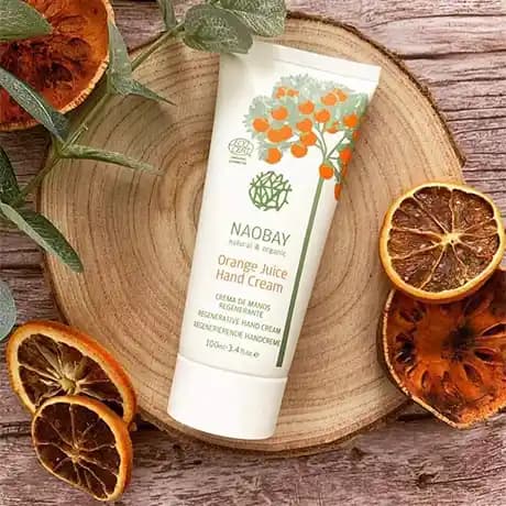 کرم دست آب پرتقال نائوبی naobay Orange Juice Hand Cream — تصویر ۴