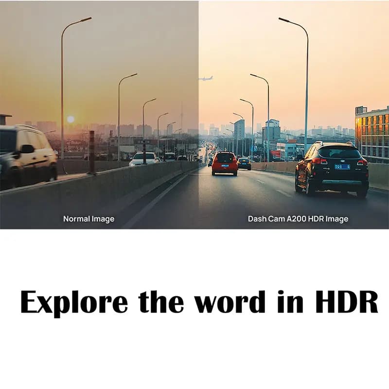 دوربین خودرو شیائومی xiaomi 70mai Dash Cam A200 set همراه دوربین عقب — تصویر ۵