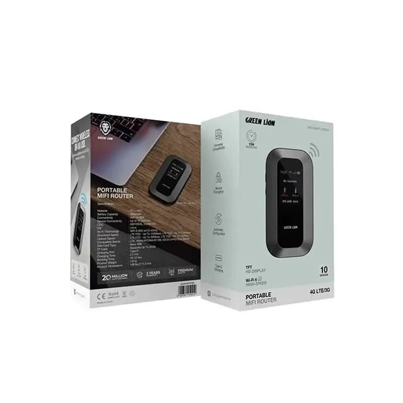 مودم همراه گرین لاین 4G LTE WiFi 6 مدل GL-M12 — تصویر ۵