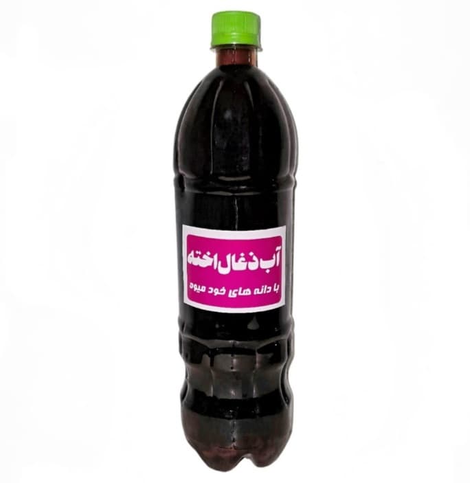 آب زغال اخته با دانه های میوه (1.25 لیتری)