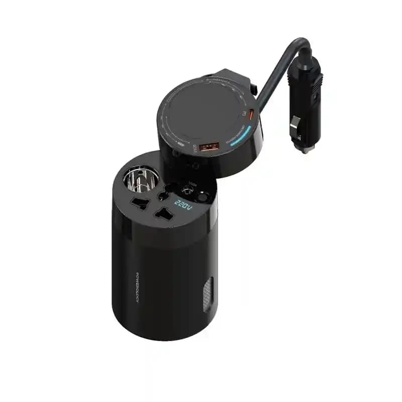 اینورتر خودرو 200 وات پاورولوژی powerology 200w universal car power inverter — تصویر ۱۰