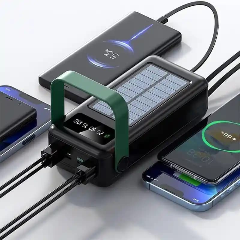 پاوربانک خورشیدی 80000 میلی‌آمپر گرین لاین مدل Solar Max — تصویر ۷