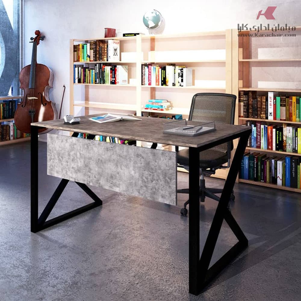 میز کارمندی پایه فلزی KF117