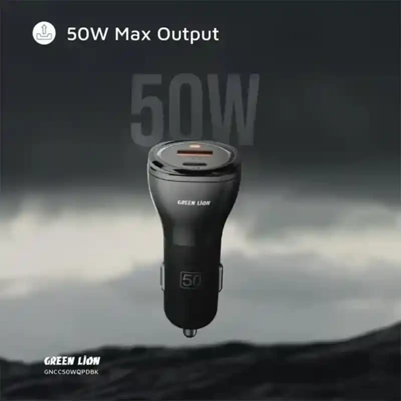 شارژر فندکی گرین لاین dual port 50W — تصویر ۶