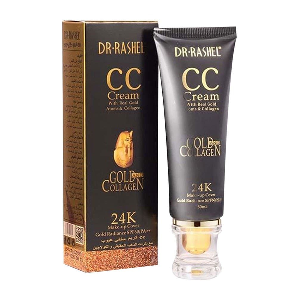کرم CC درماتولوژیک 24K دکتر راشل با کلاژن و SPF60 حجم 50 میل — تصویر ۱۰