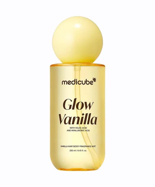 میست معطر وانیل مو و بدن مدی کیوب Medicube مدل Glow Vanilla حجم 100 میل — تصویر ۷
