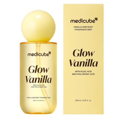 میست معطر وانیل مو و بدن مدی کیوب Medicube مدل Glow Vanilla حجم 100 میل — تصویر ۵