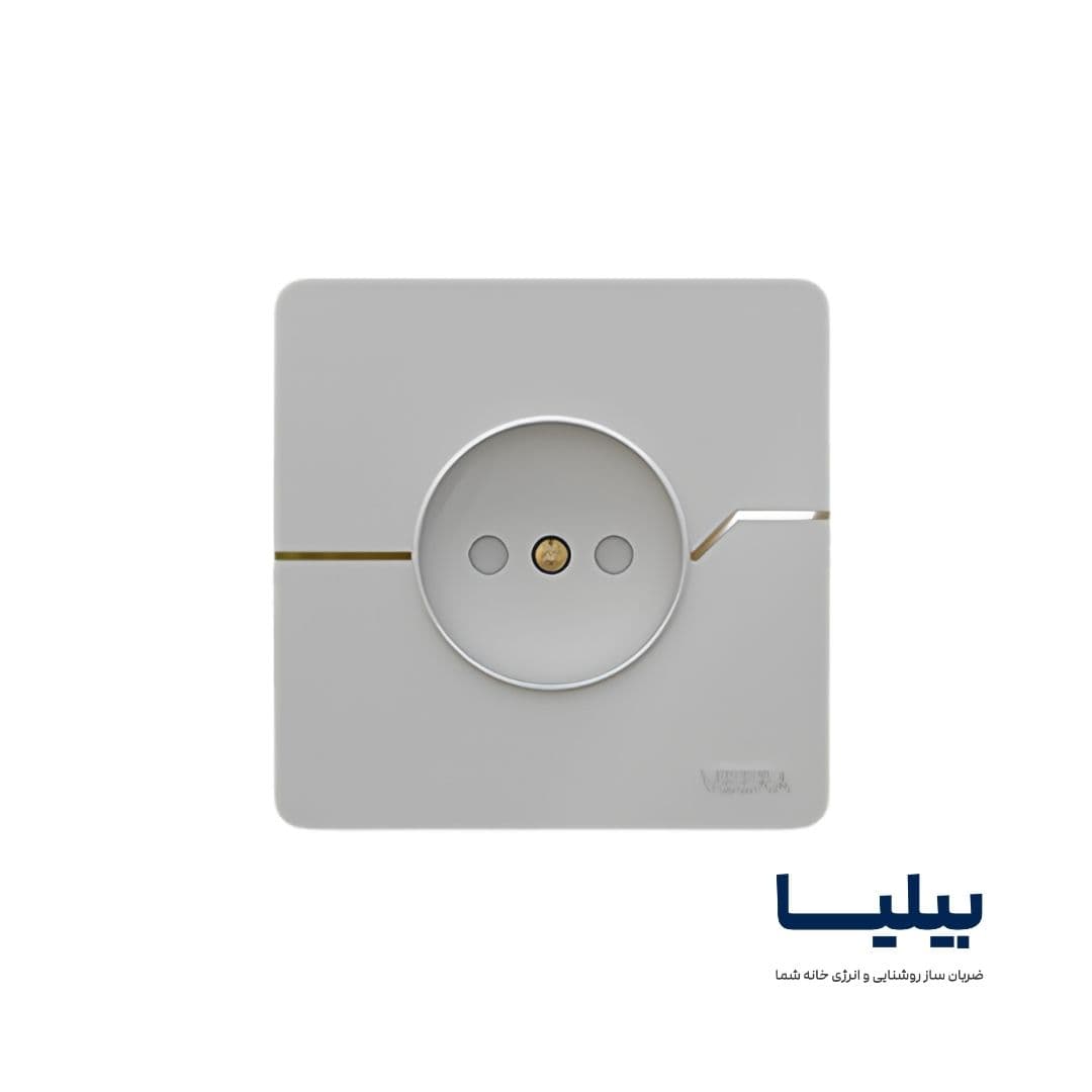پریز برق ساده ویرا مدل T2 سفید