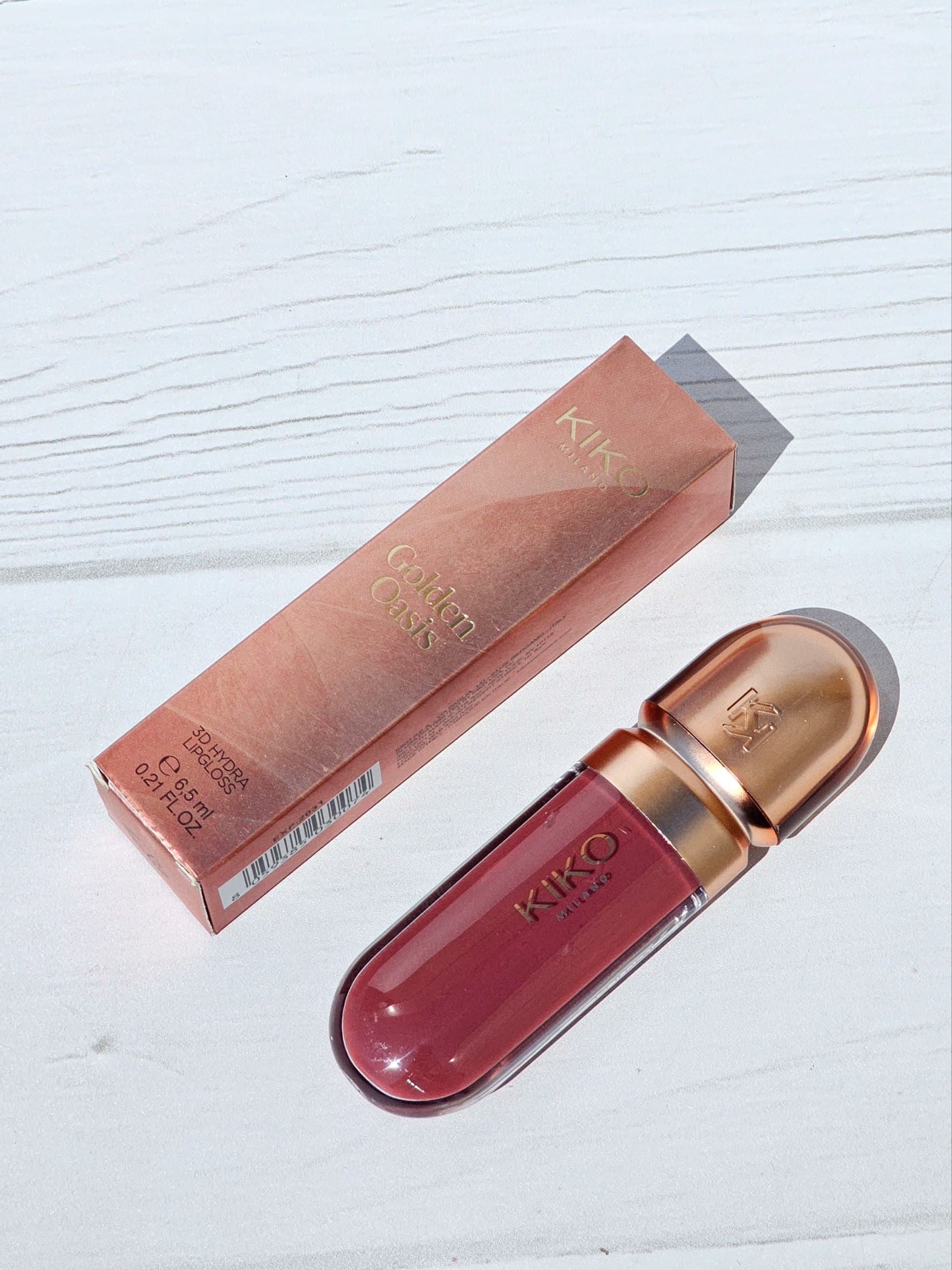 پک 5 عددی لیپ گلاس کیکو KIKO مدل Golden Oasis — تصویر ۱۱