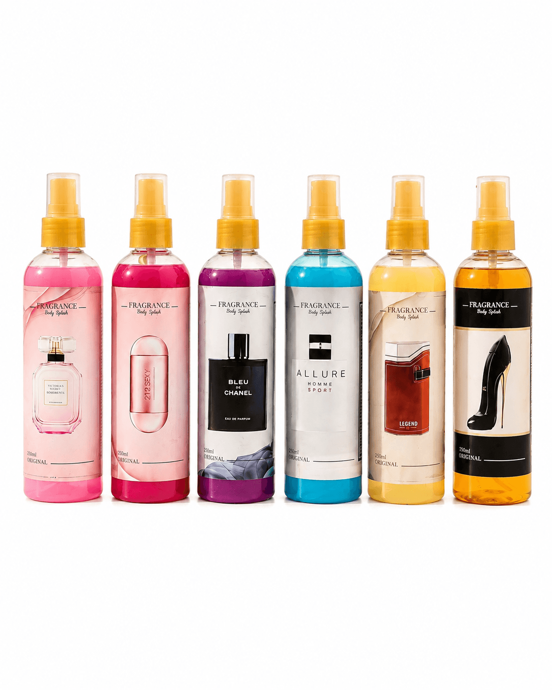 پک 4 عددی بادی اسپلش شاین‌ FRAGRANCE | حجم ۲۵۰ میل
