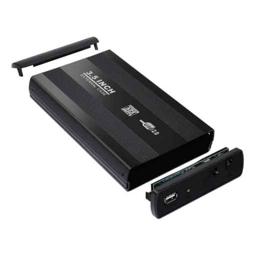 باکس هارد 3.5 اینچی رابط USB2.0 با آداپتور — تصویر ۵