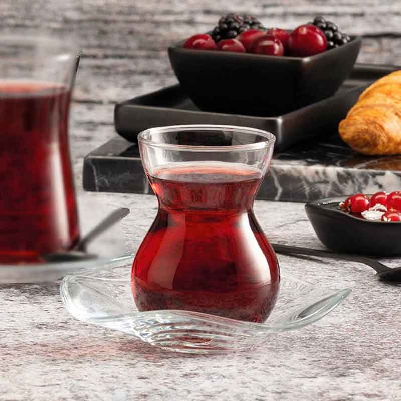 استکان نعلبکی دانتل پاشاباغچه Dantel 145cc — تصویر ۹