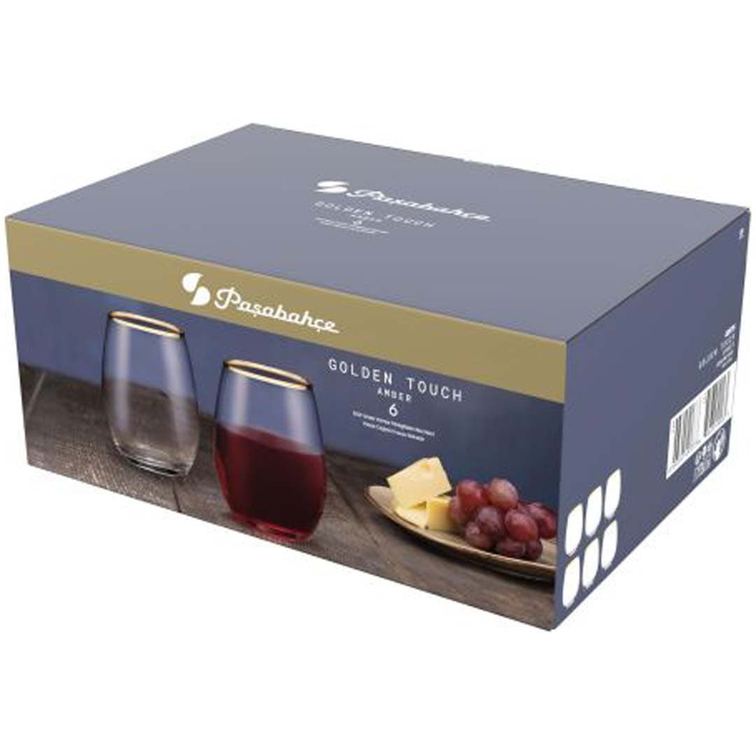نیم لیوان لب طلا آمبر پاشاباغچه Amber 570cc — تصویر ۱۰