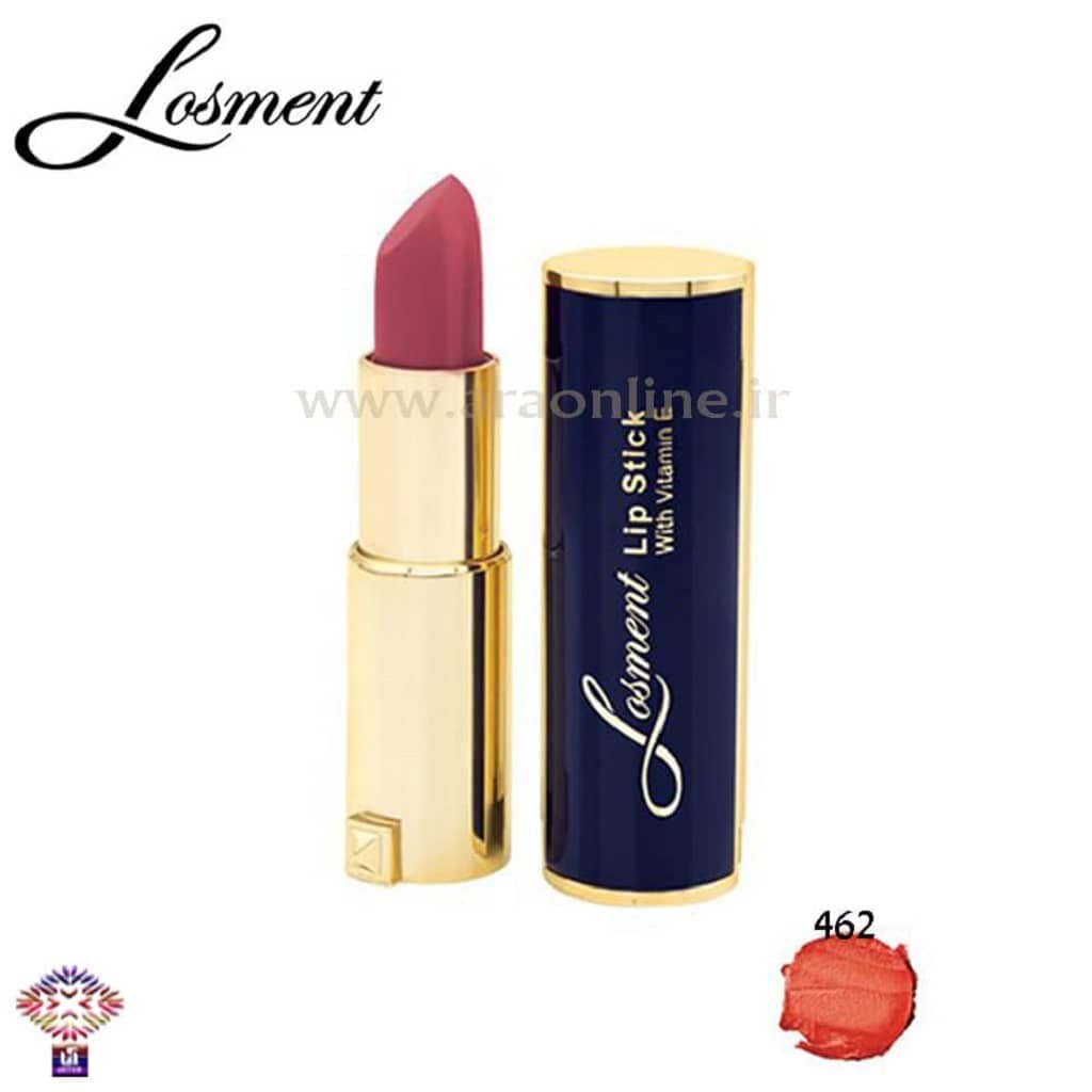 رژ لب جامد بادوام لوسمنت حاوی روغن آرگان شماره L462