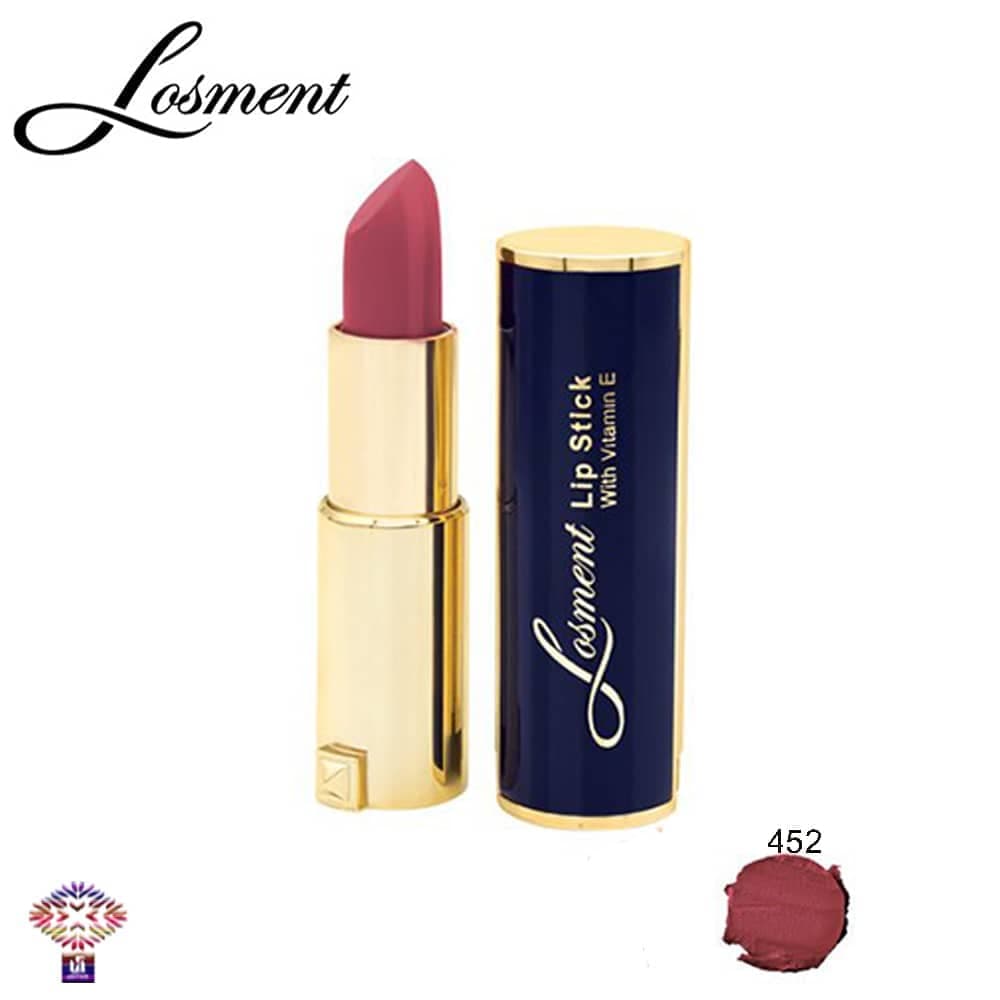 رژ لب جامد بادوام لوسمنت حاوی روغن آرگان شماره L452