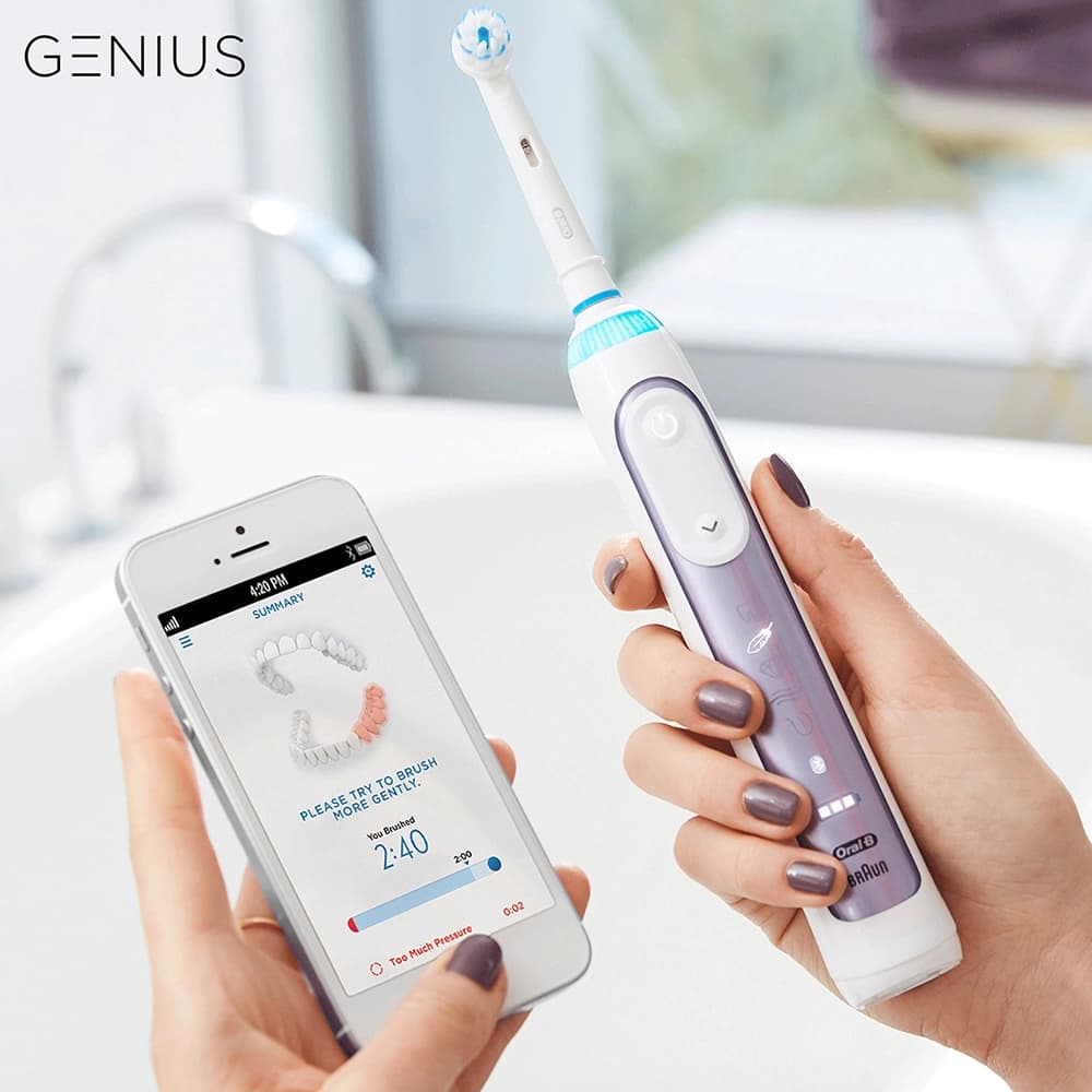 مسواک برقی اورال-بی جنیوس مدل GENIUS special edition (ORCHID PURPLE) — تصویر ۵