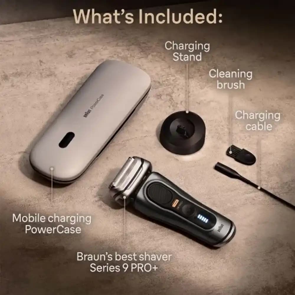 ماشین اصلاح صورت براون مدل Series 9 Pro+ 9525s — تصویر ۱۲