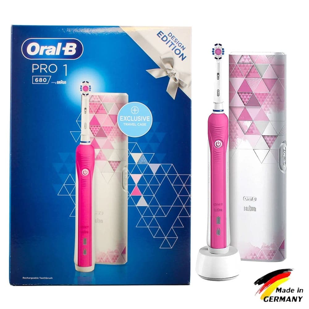 مسواک برقی اورال بی مدل پرو ۱ 680 ( PINK EDITION )
