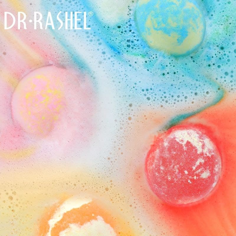بمب حمام رزهیپ و وانیل دکتر راشل اورجینال 100گرم DR RASHEL Rosehip & Vanilla Bath Bomb — تصویر ۱۱