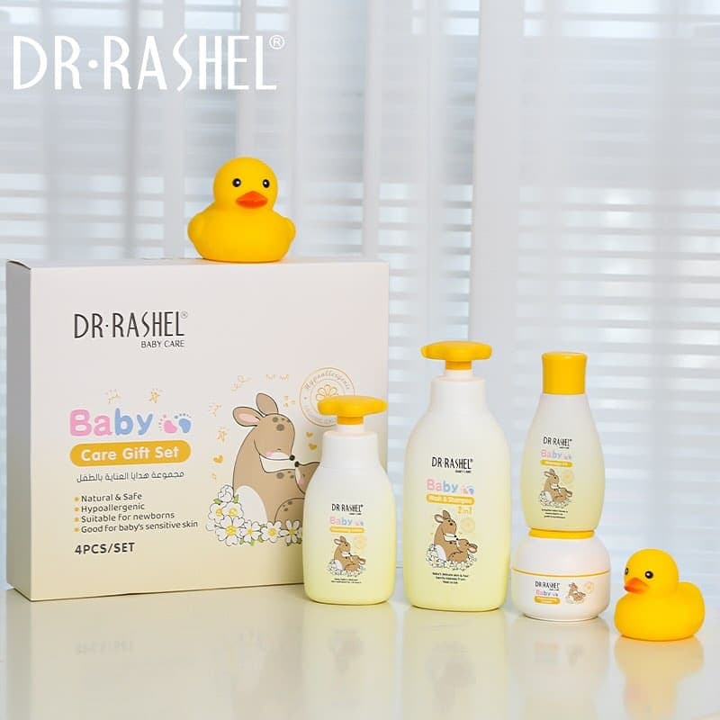 پک مراقبت از پوست کودک دکتر راشل مدل بابونه و کالاندولا 4عددی DR RASHEL Baby Care Gift Set — تصویر ۹