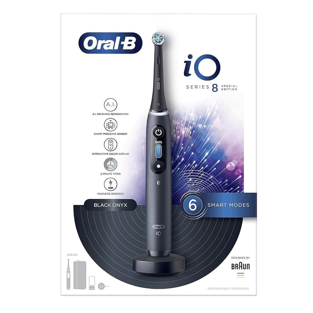 مسواک برقی اورال بی سری 8 مدل IO8 special edition (black onyx) — تصویر ۴