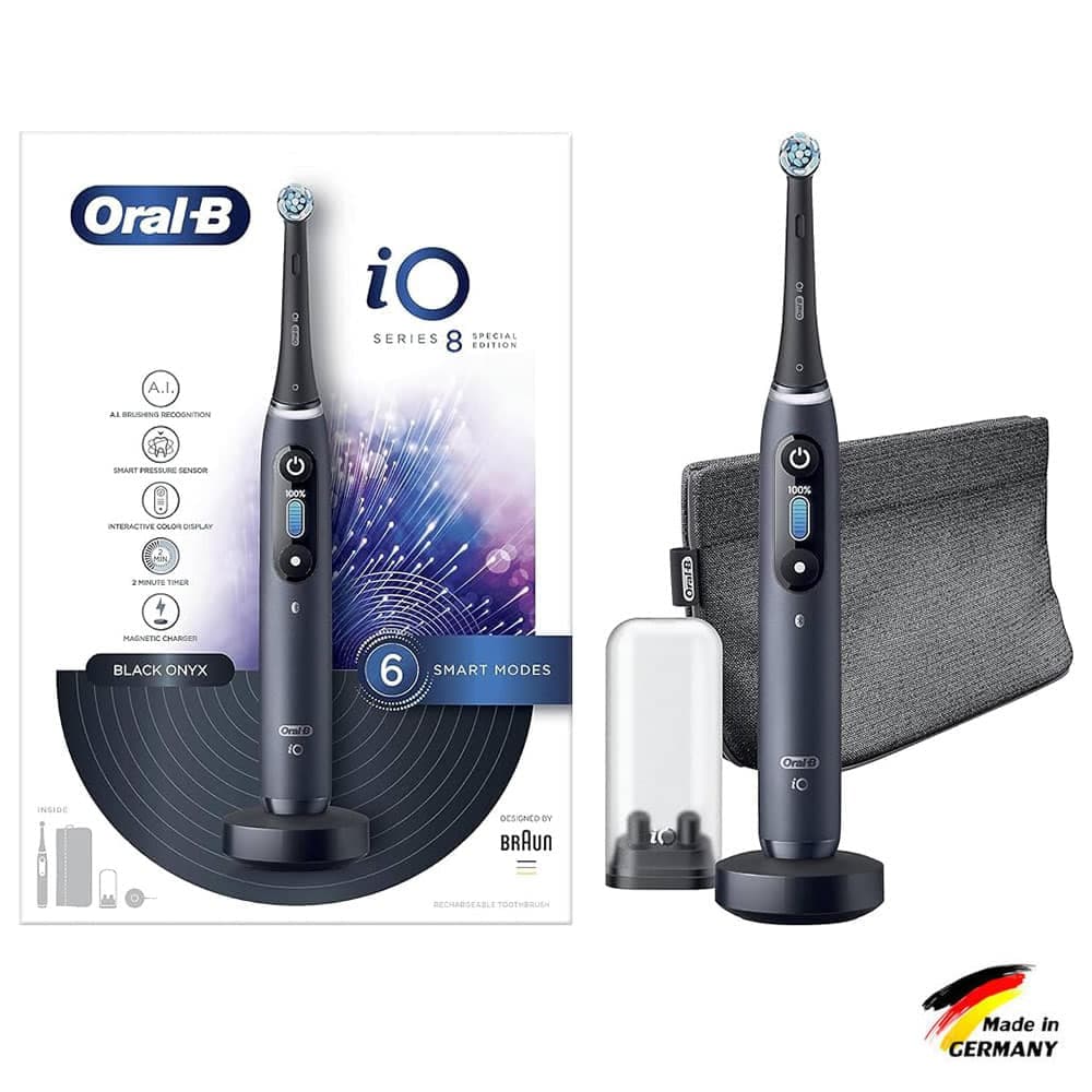 مسواک برقی اورال بی سری 8 مدل IO8 special edition (black onyx)
