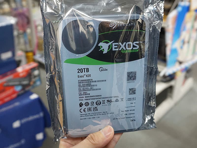 هارد سیگیت 20 ترابایت اگزوز ST20000NM007D Seagate Exos 20TB — تصویر ۷