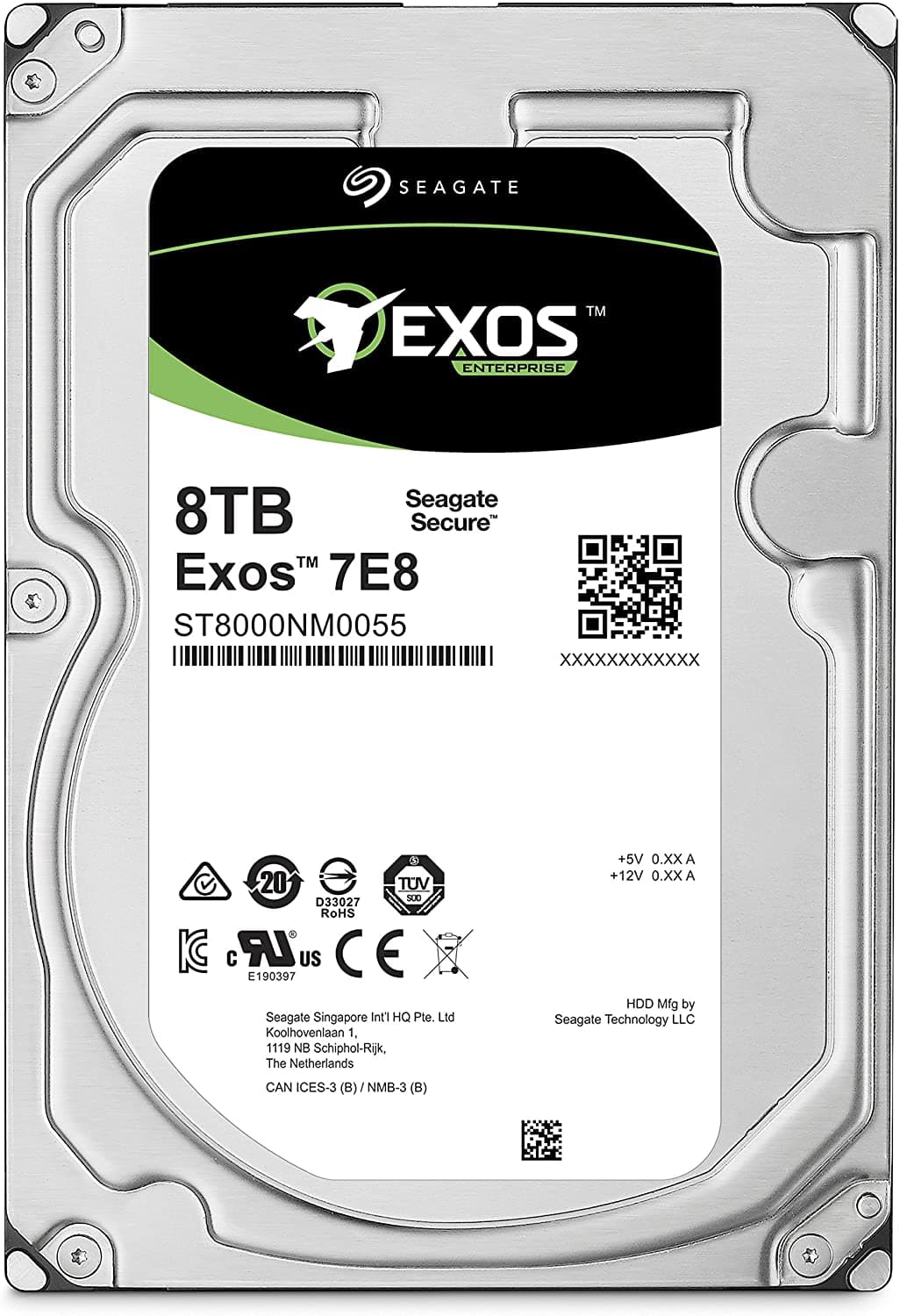هارد سیگیت 8 ترابایت اگزوز ST8000NM017B Seagate Exos 8TB — تصویر ۱۰